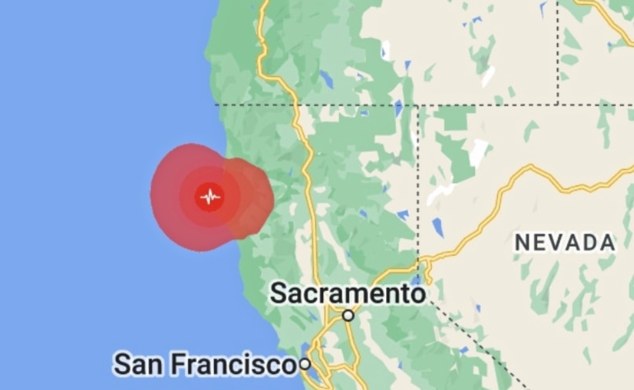 Sacude sismo magnitud 6.4 el norte de California esta madrugada