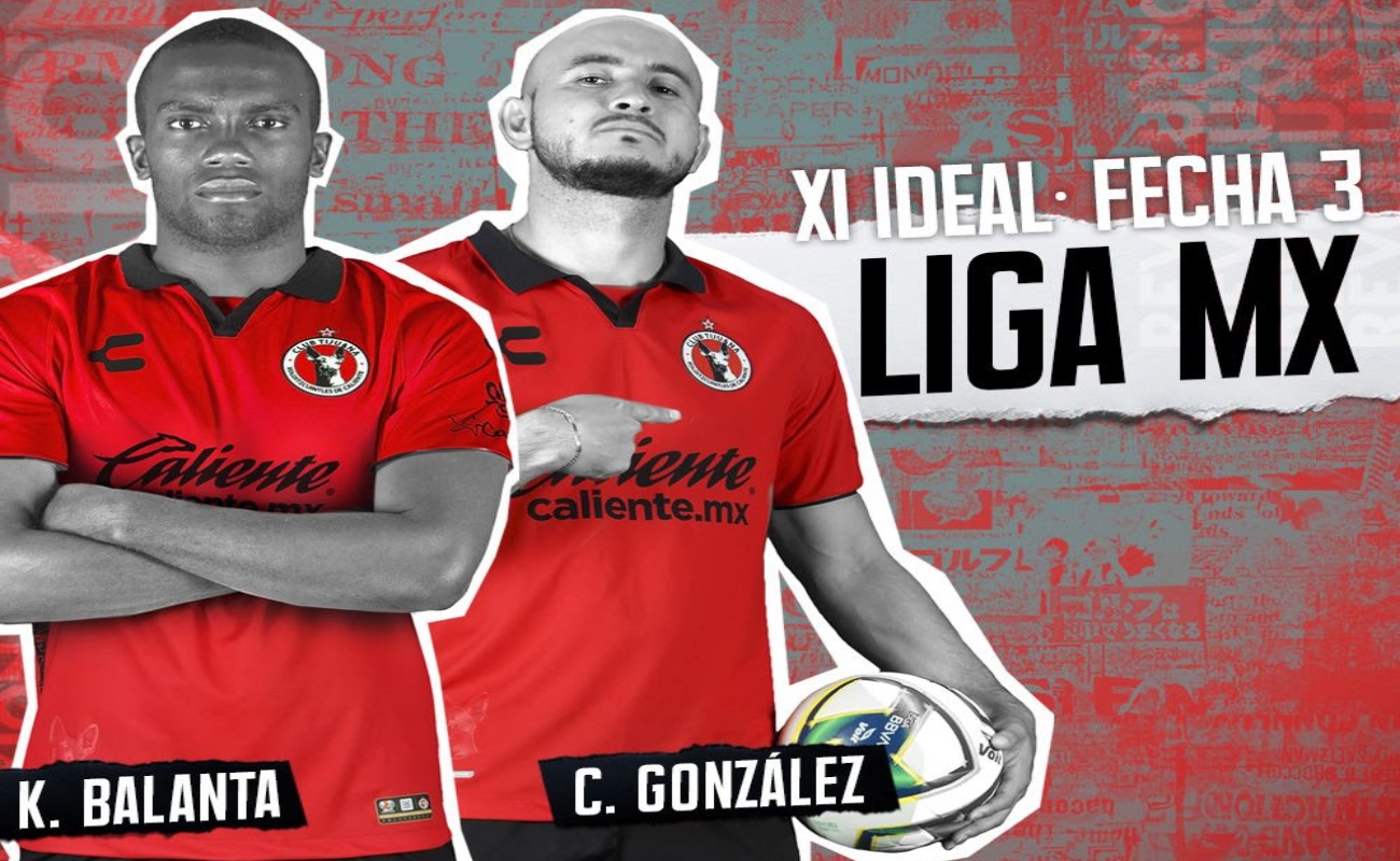 Carlos González y Balanta en el XI ideal de la jornada 3 de la Liga MX