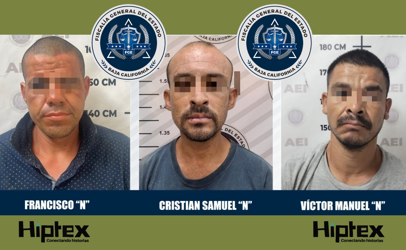 Detienen a tres narcomenudistas buscados por la justicia