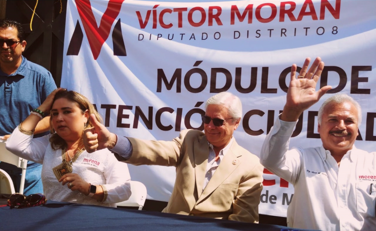 Abre diputado Víctor Morán módulo de atención en el “Mariano Matamoros”