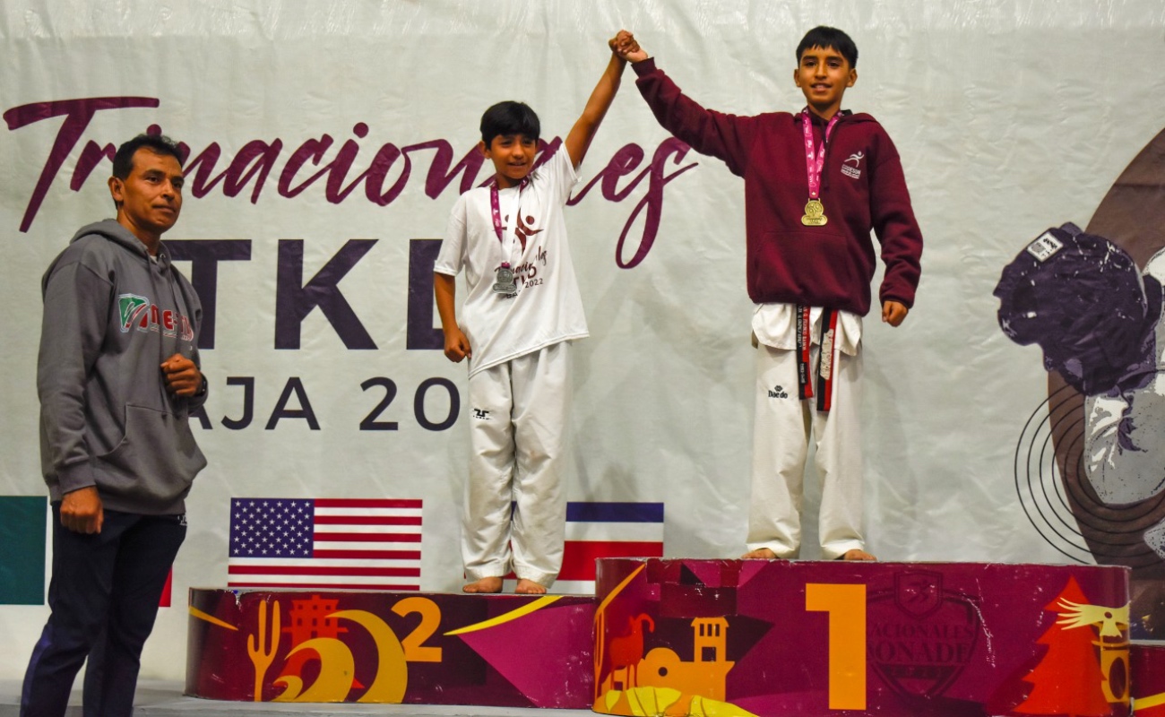 Triunfa BC en el Trinacional de Taekwondo