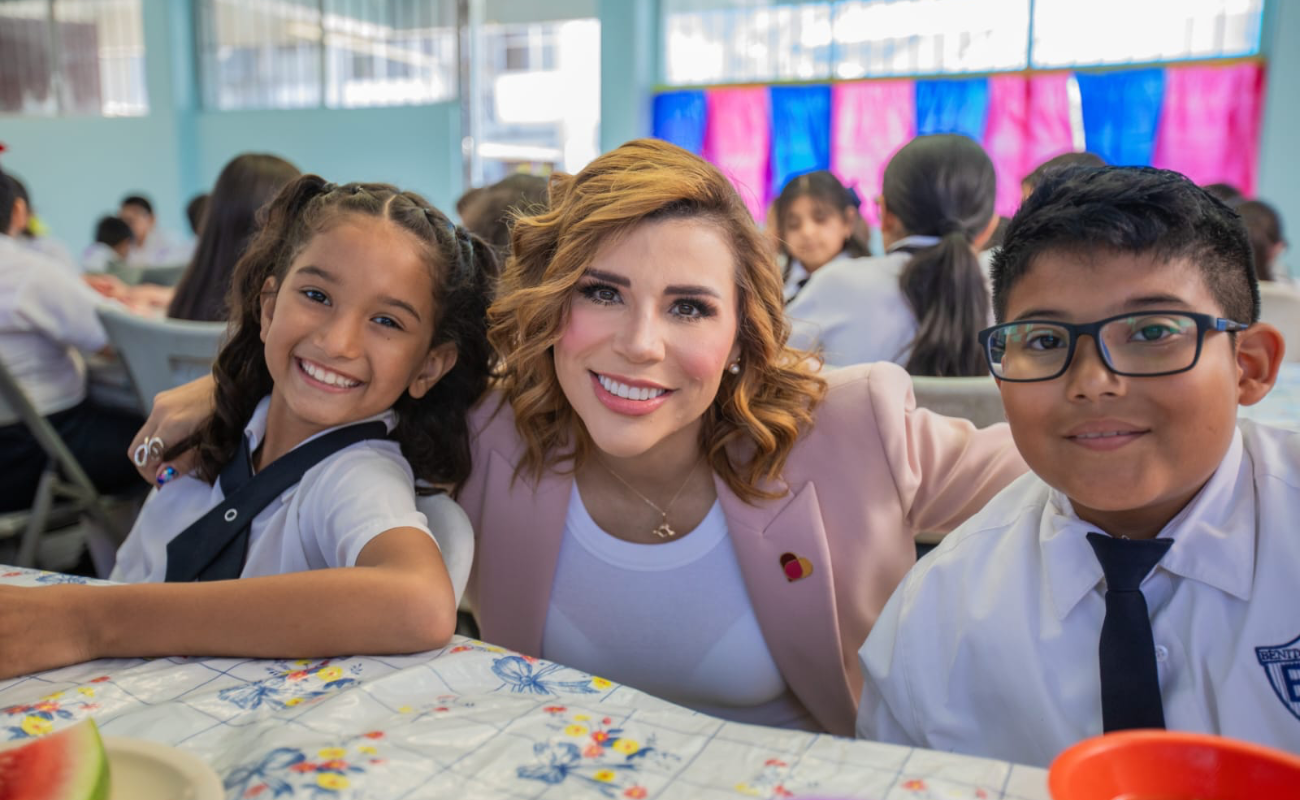 Arranca regreso a clases con desayunos de Pancita llena corazón contento: gobernadora Marina del Pilar