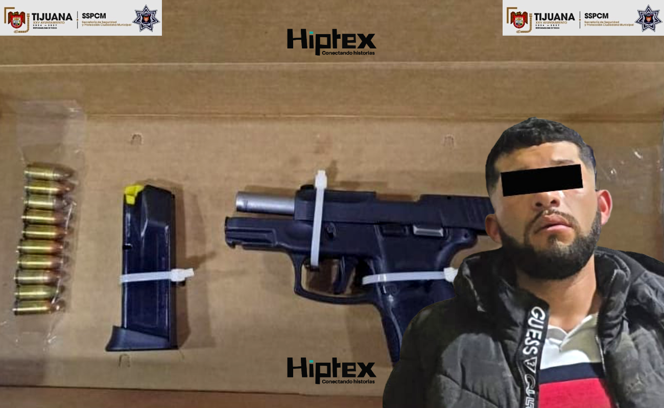 Arrestan a sujeto armado tras cometer robo con violencia a conductor de plataforma Uber