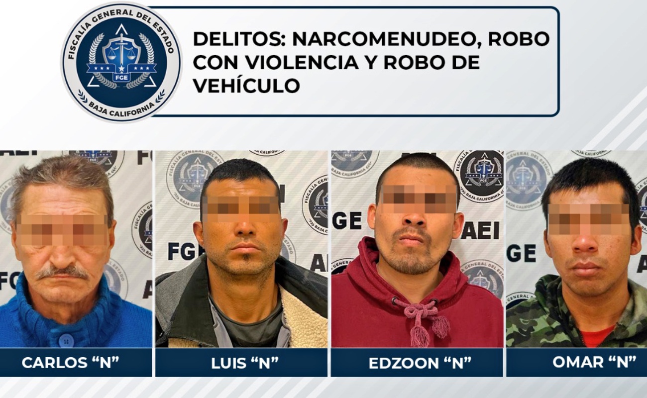 Atrapan a cuatro prófugos de la justicia en Tijuana