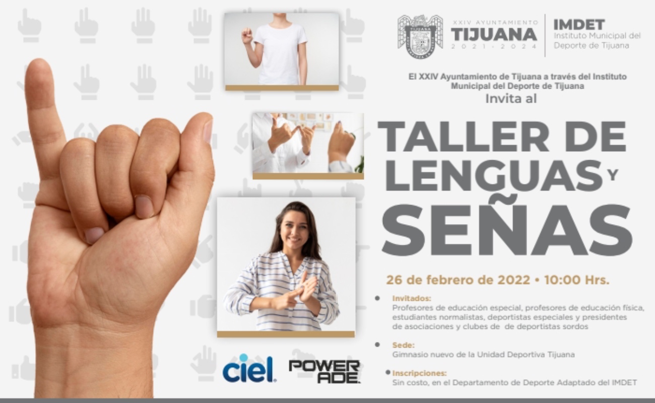 Impartirán taller de Lenguas y Señas en Tijuana