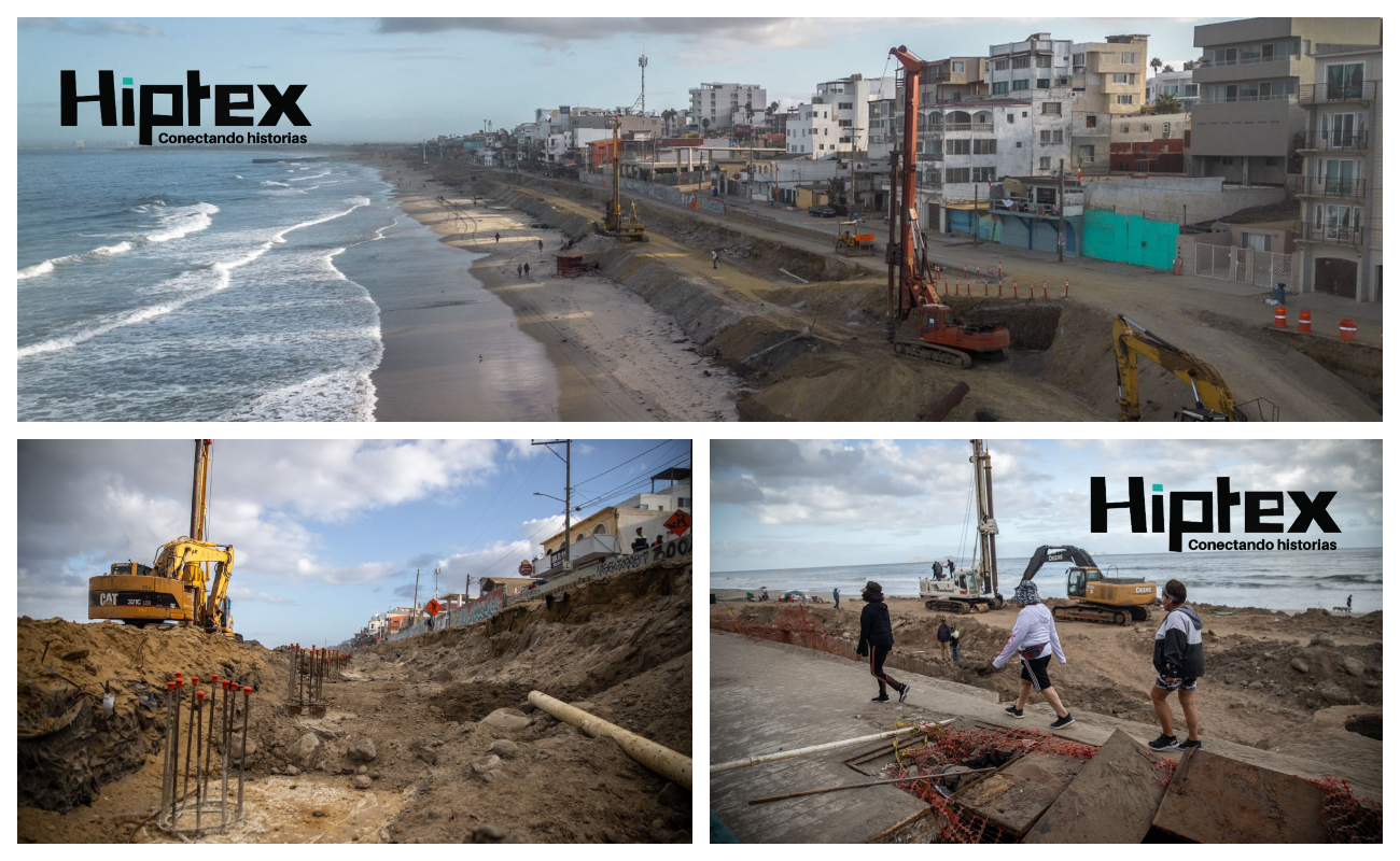 Suspende Protección Civil de BC remodelación del Malecón de Playas de Tijuana