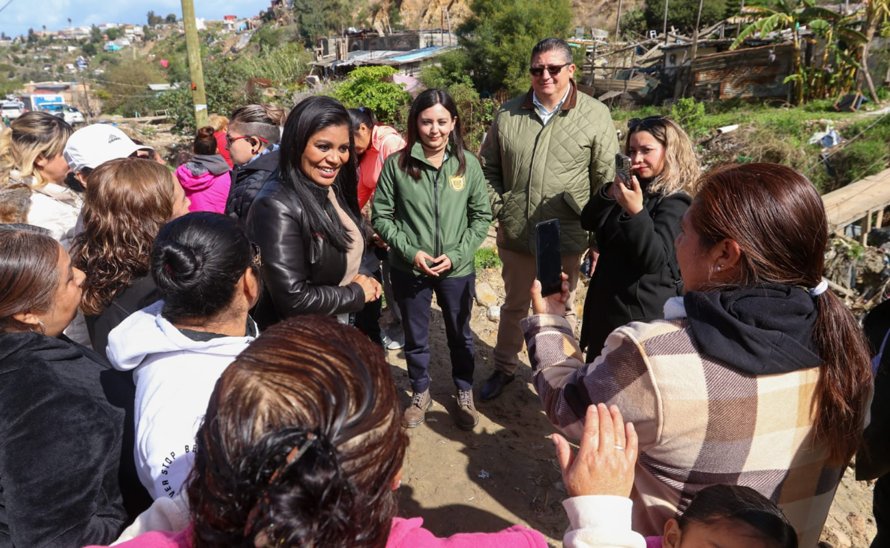 Entrega alcaldesa segunda etapa del canal pluvial a vecinos de la colonia Nuevo Milenio