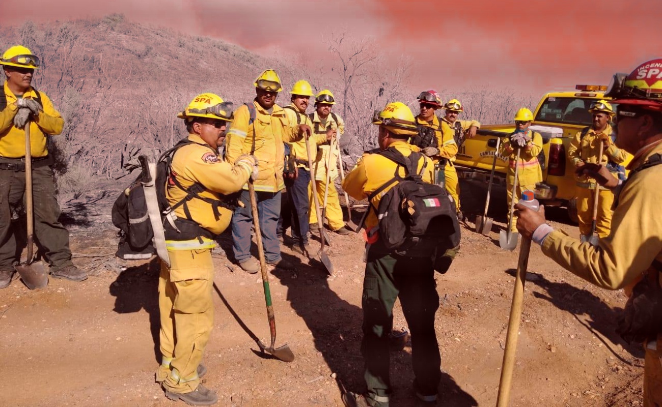 Incendio forestal en inmediaciones de Sierra de Juárez consume 3 mil hectáreas
