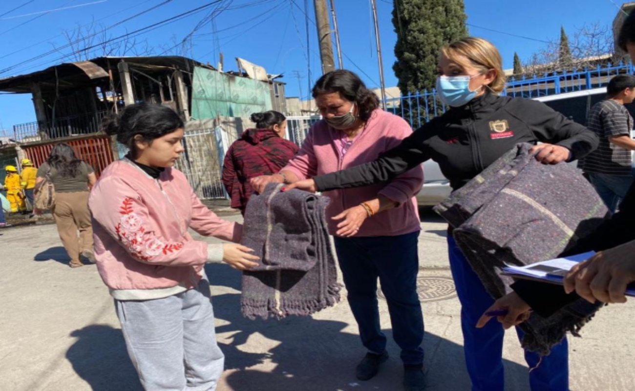 Apoya municipio a familias afectadas por incendios