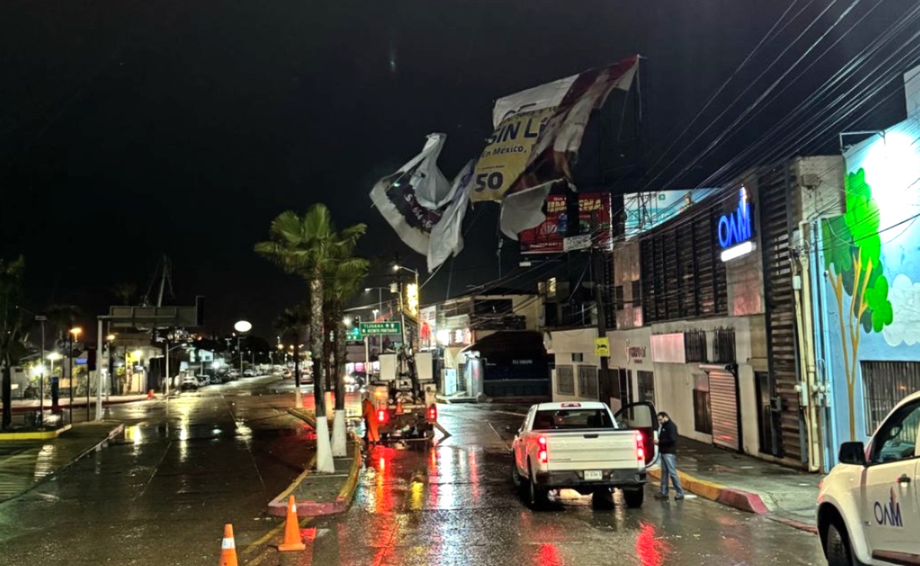 Ensenada sin afectaciones mayores por lluvias y vientos