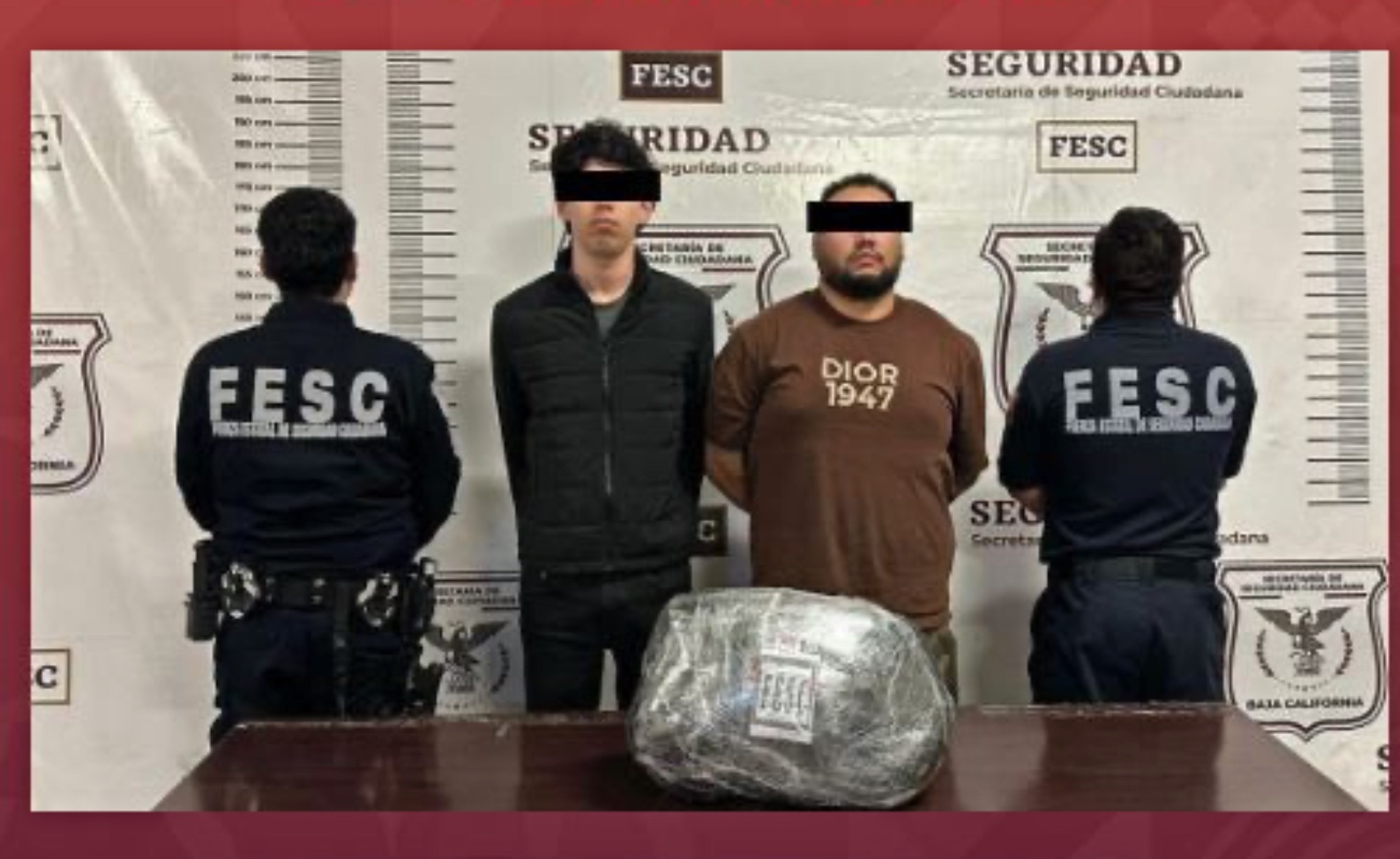 Incauta Fuerza Estatal casi 12 kilogramos de metanfetamina en Tijuana