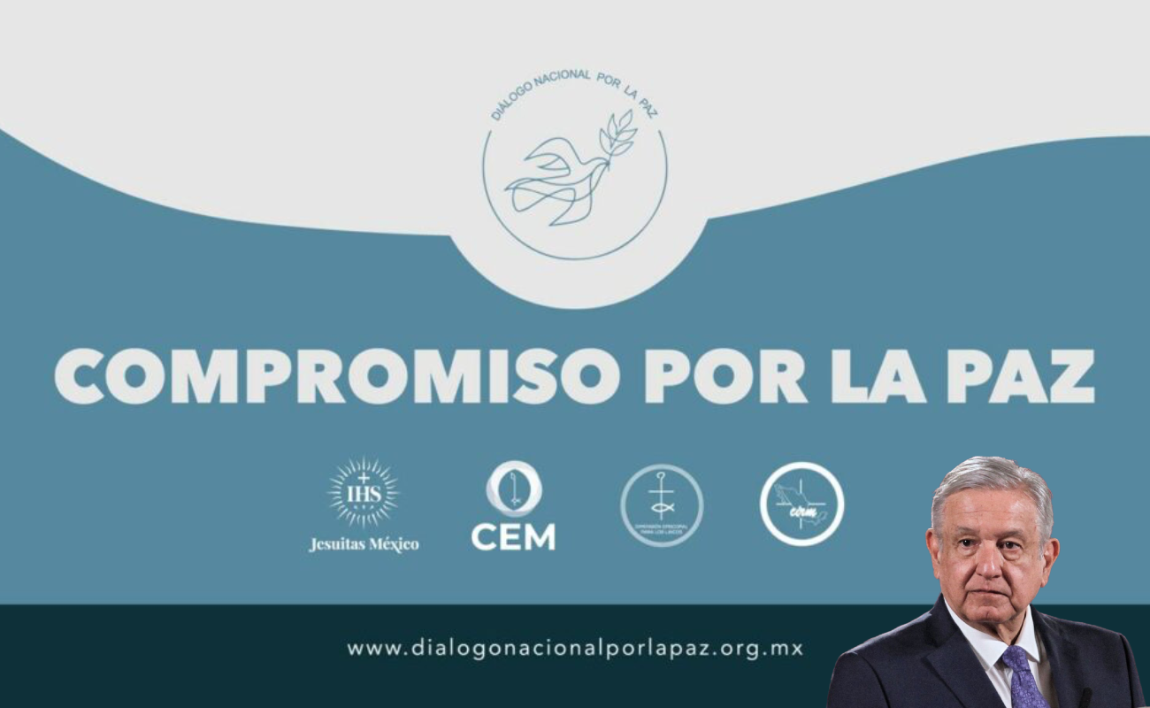 Critica el presidente López Obrador, iniciativa de paz de la Iglesia católica por “crear un ambiente que no existe”