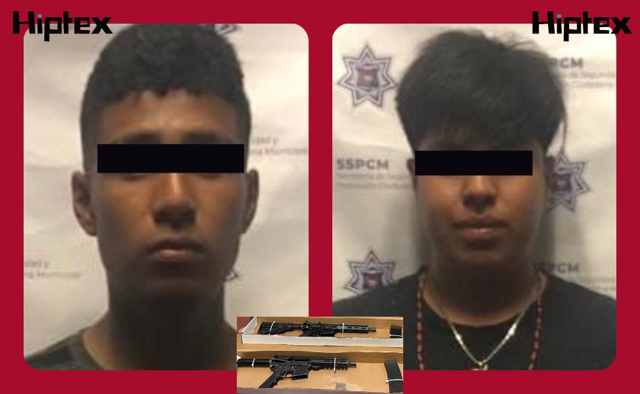 Arrestan a jóvenes de 18 años en posesión de fusiles de asalto y chalecos