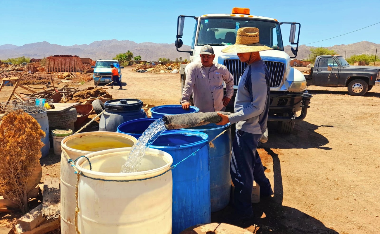 Recibe poblado ladrillera progreso agua para el bienestar de sus residentes