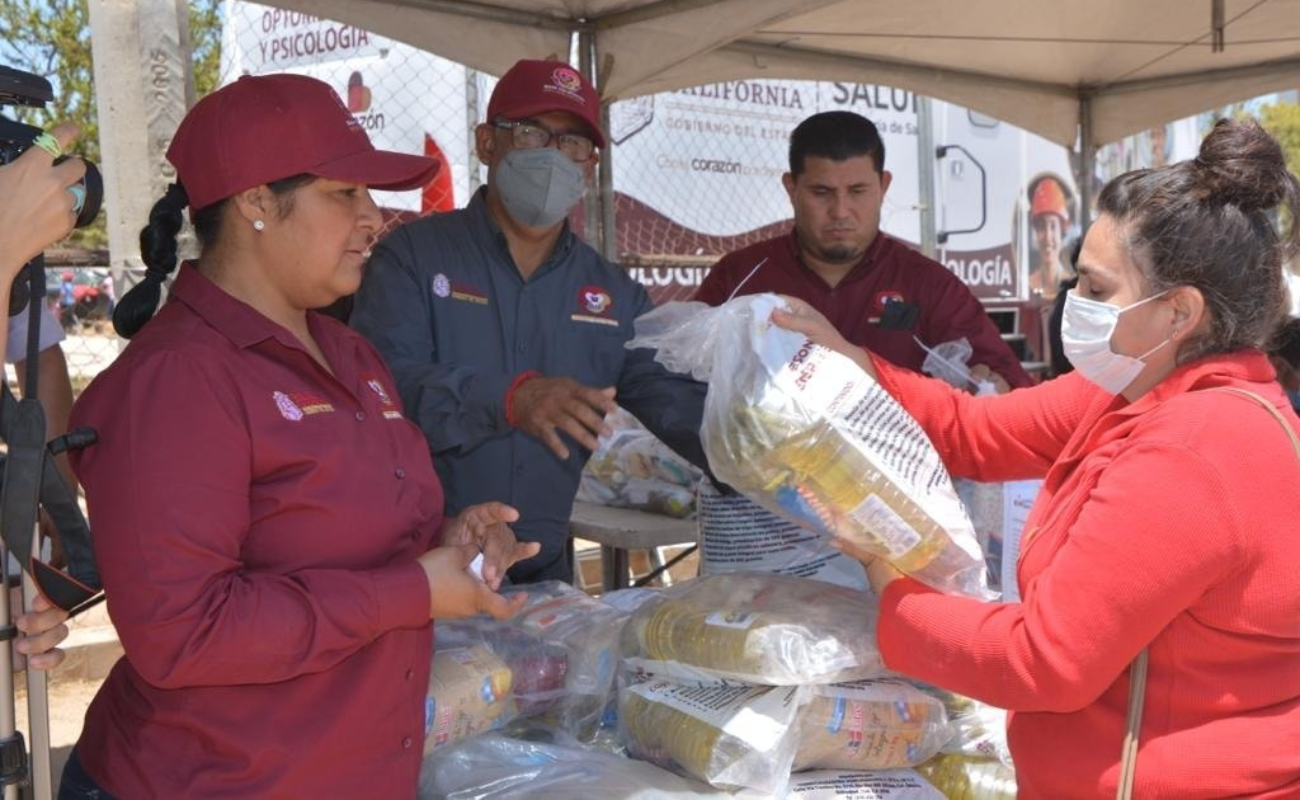 Entrega DIF BC 67.2 toneladas de alimentos a albergues para migrantes