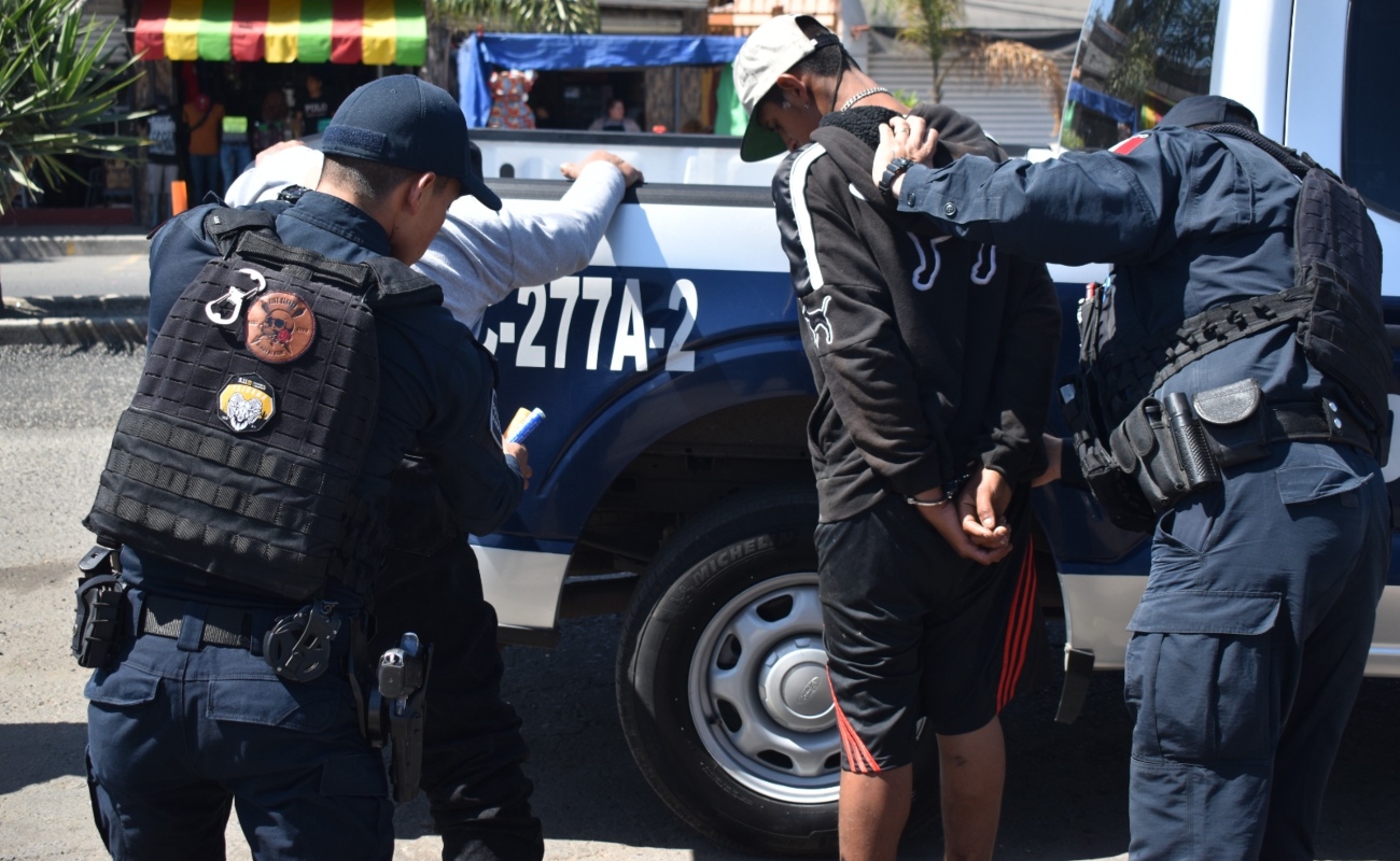 Realiza Policía Municipal más de mil 100 detenciones en un mes