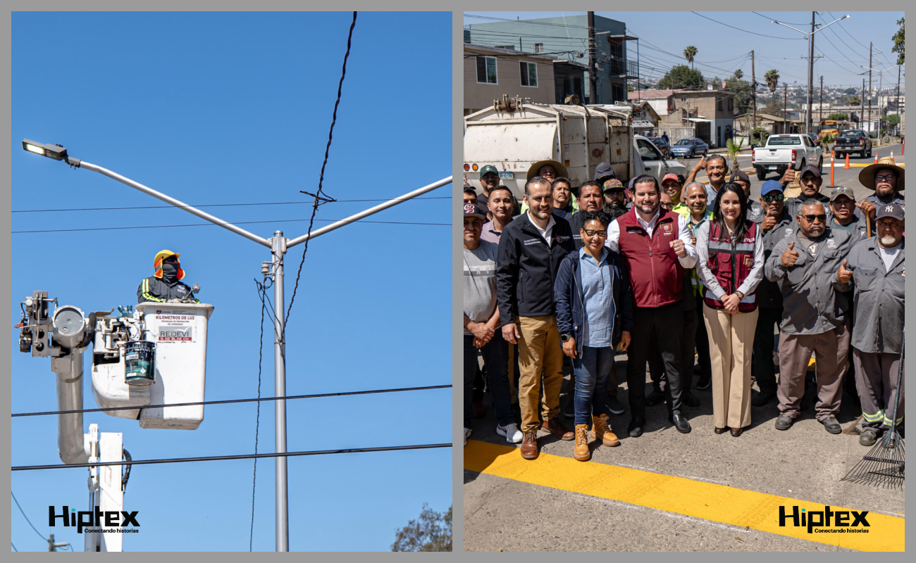 Instalan nueva luminaria y señalética en la Zona Norte