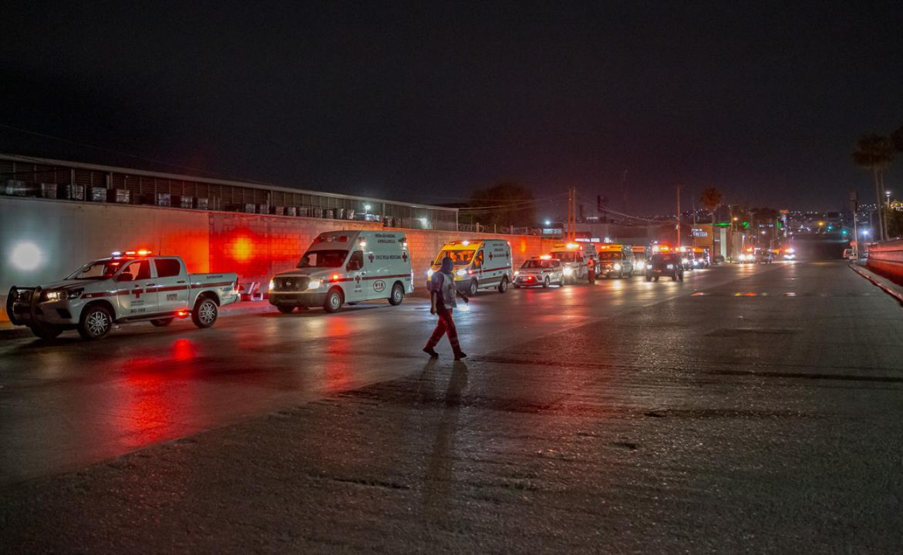 Conmemoran el Día del Socorrista con caravana por hospitales de Tijuana