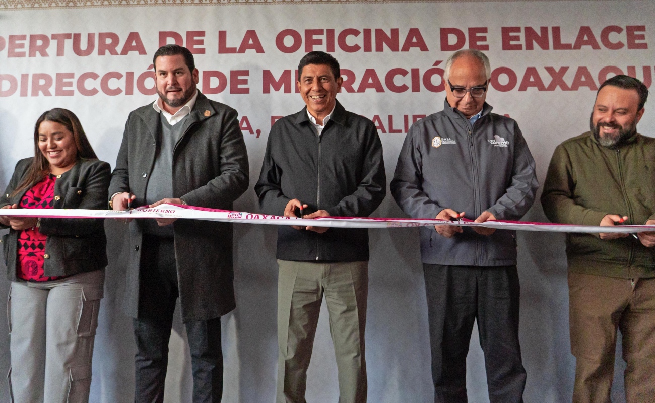 Inauguran en Tijuana oficina de enlace para migrantes oaxaqueños