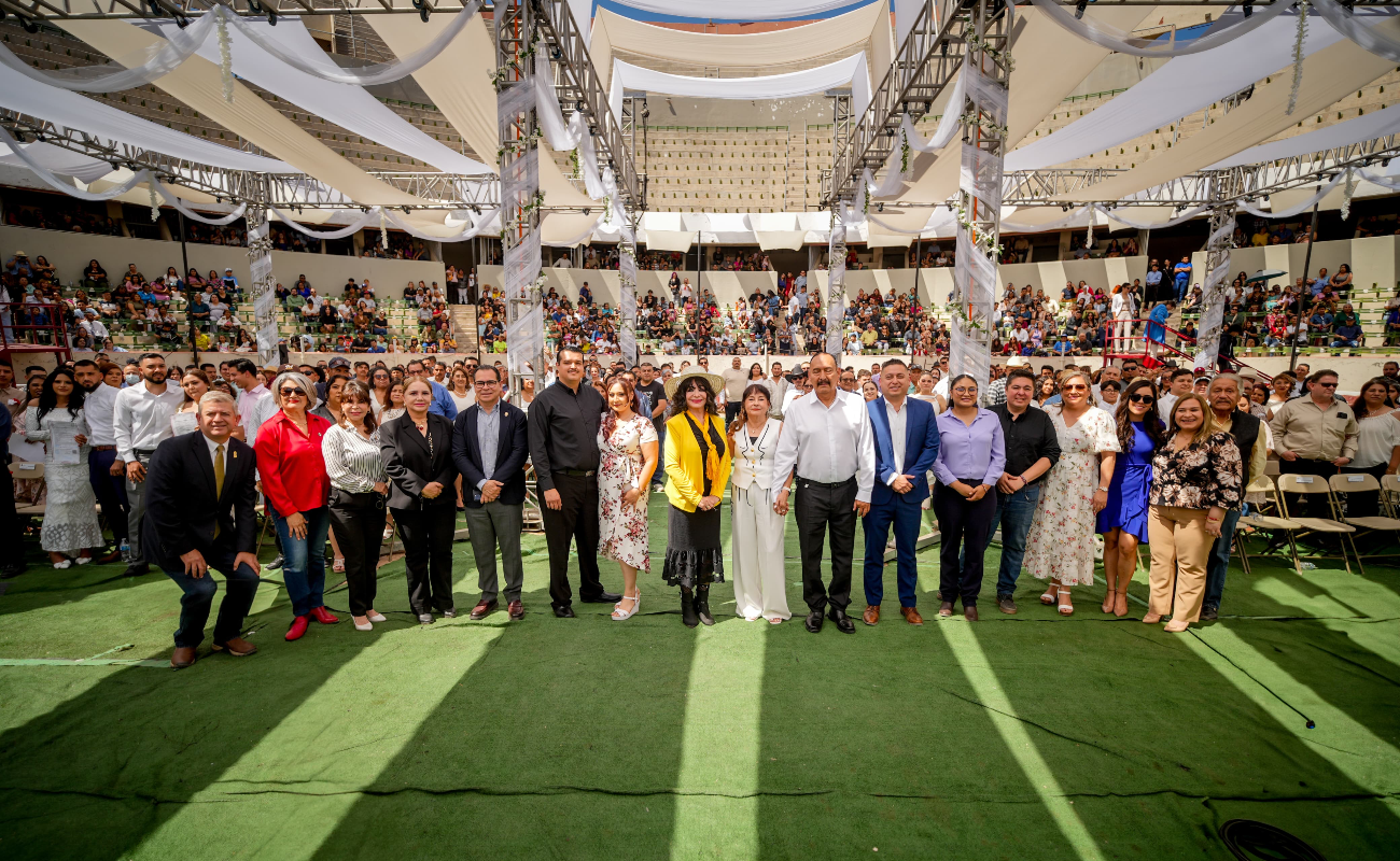 Celebra Mexicali el amor con Bodas Colectiva en Plaza Calafia