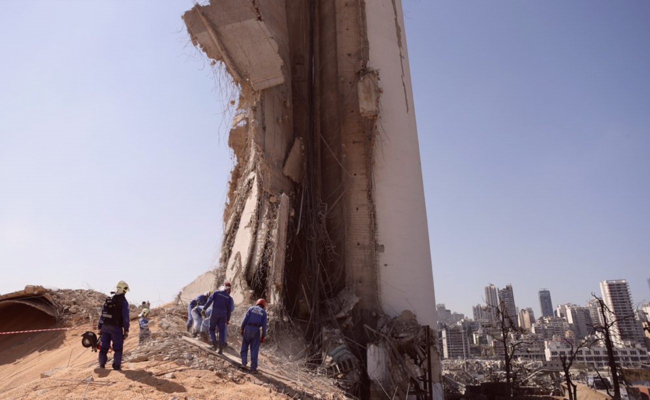 Continúan recuperando cuerpos entre escombros de Beirut