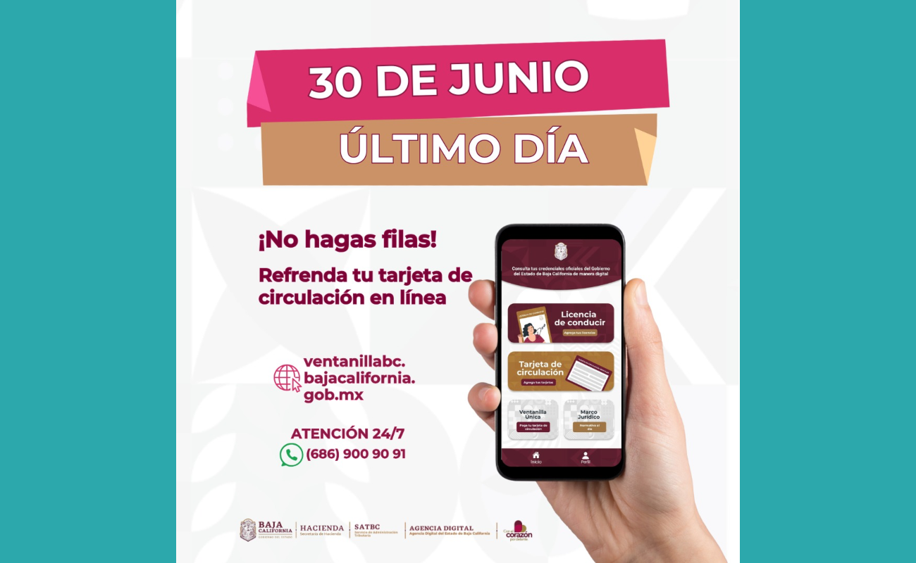 Por vencer el plazo para realizar el refrendo de la tarjeta de circulación