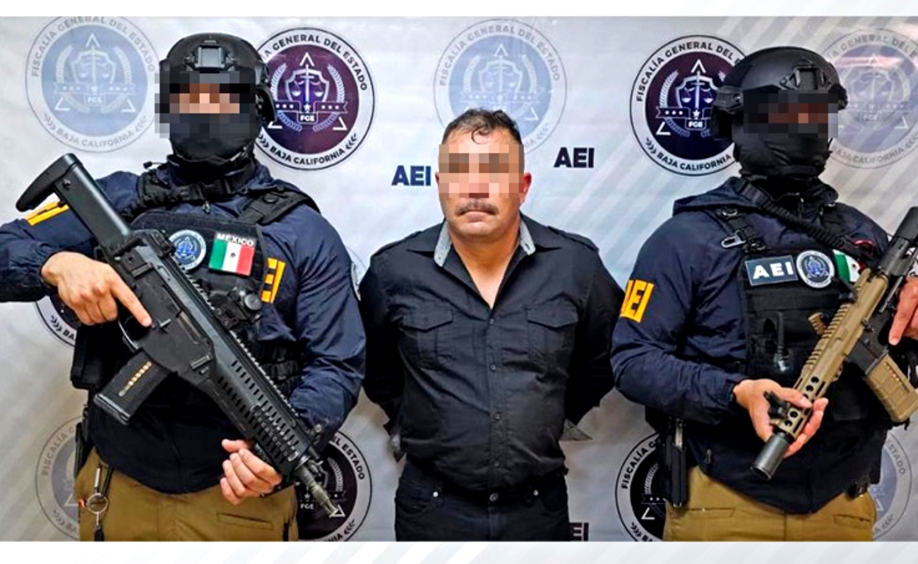 Capturan a “El Tín”, cabecilla de célula delictiva en Tijuana