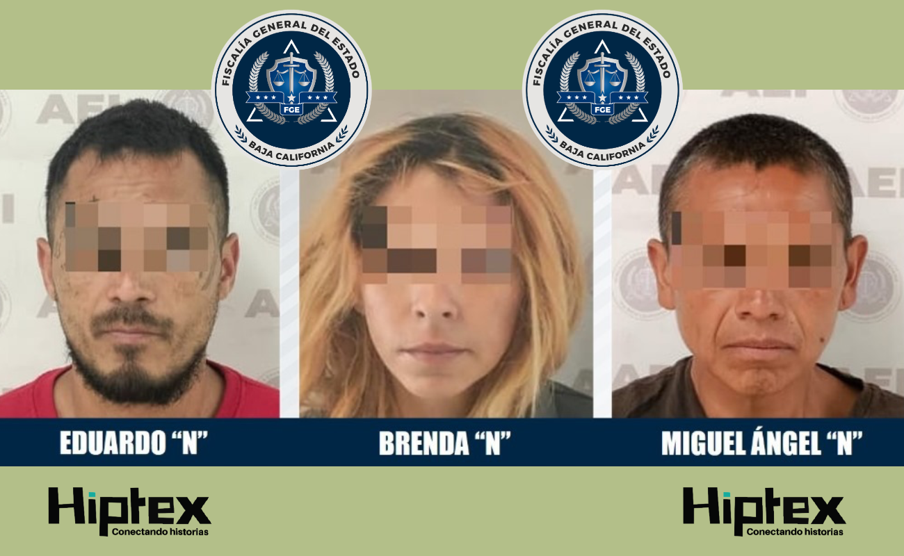 Caen tres personas buscadas por la justicia en Tecate