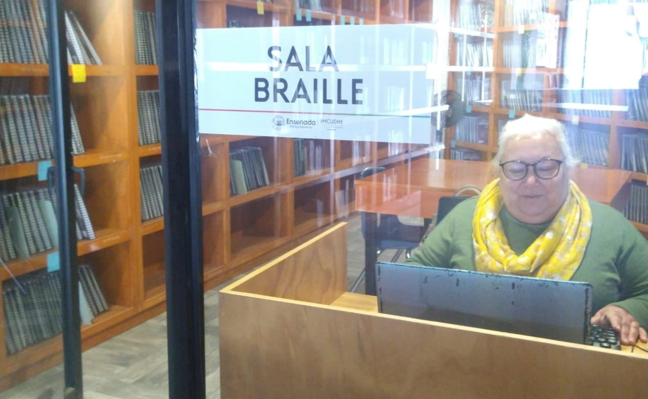 Invitan a inscribirse al Taller de Braille en biblioteca de Ensenada