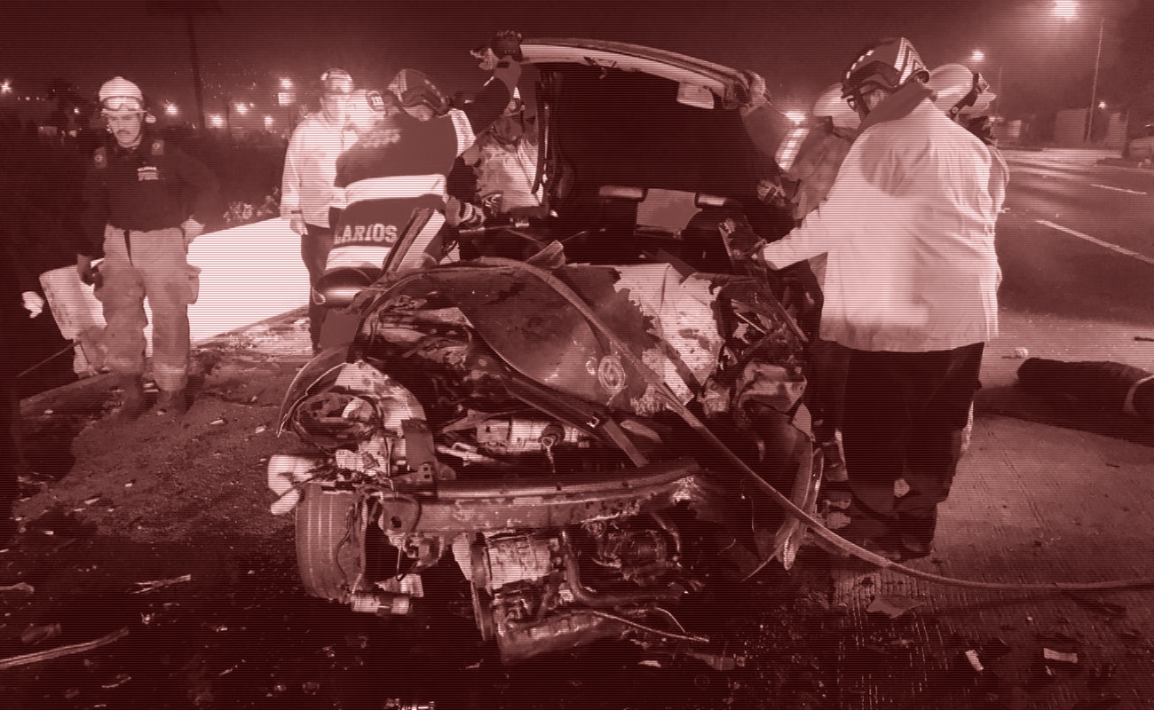 Mueren tres en accidente vehicular en la Vía Rápida Poniente
