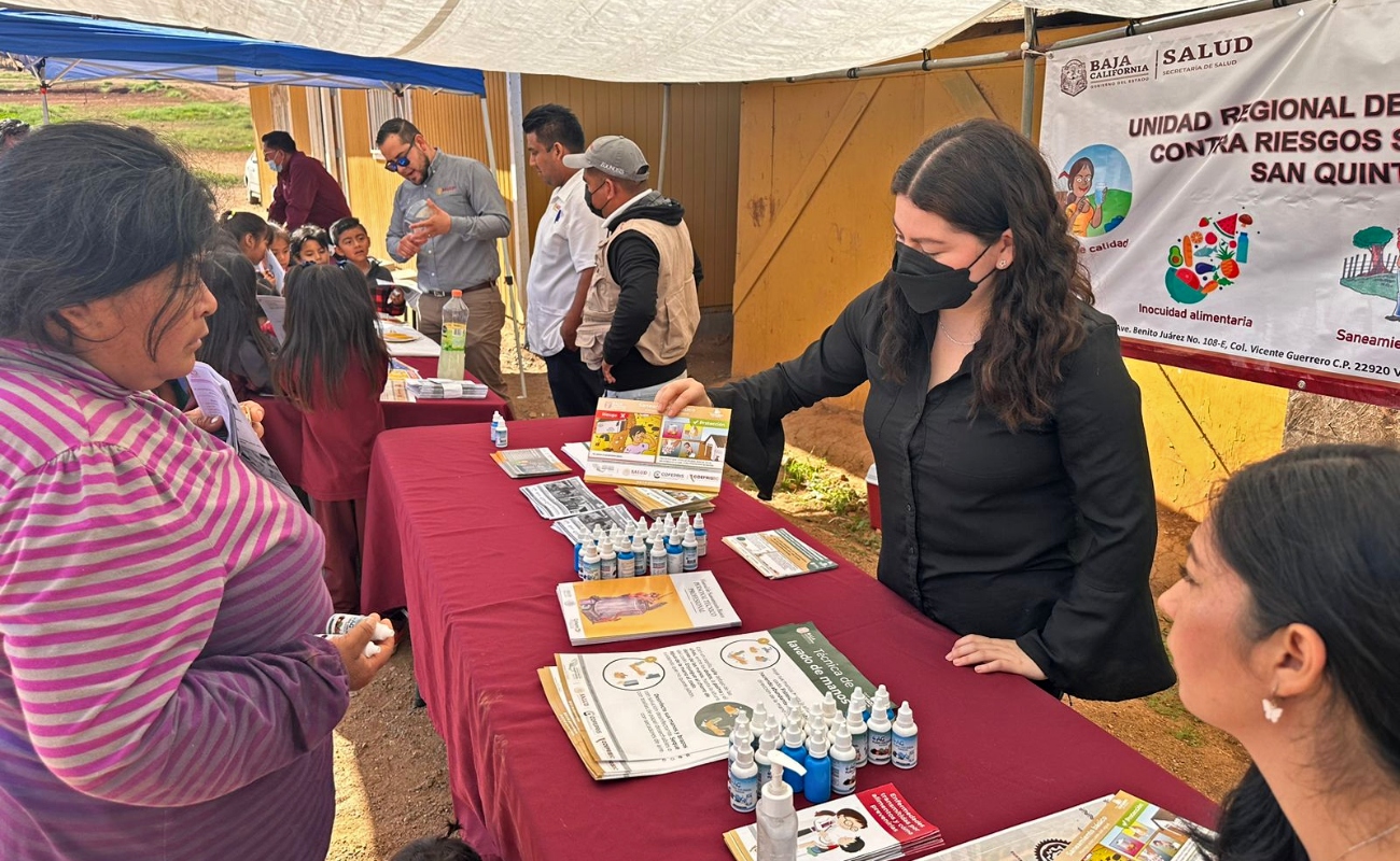 Realizan actividades de saneamiento básico en comunidades indígenas de San Quintín