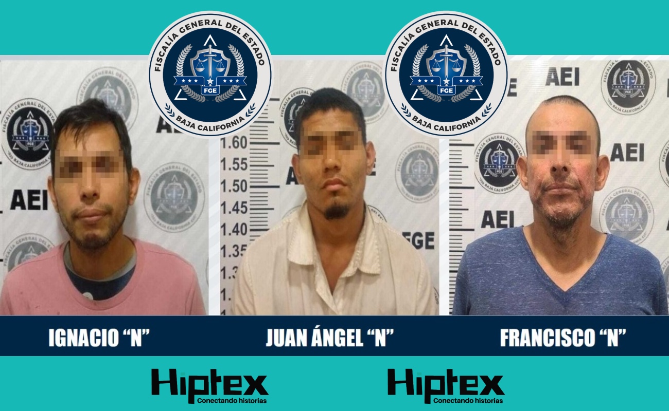 Capturan a tres prófugos de la justicia en Tijuana