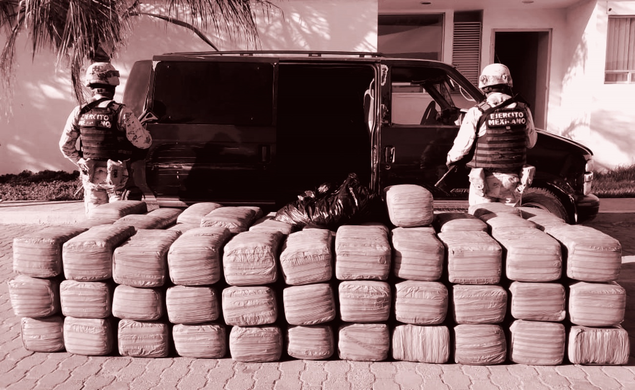 Incautan militares 500 kilos de marihuana en Ensenada