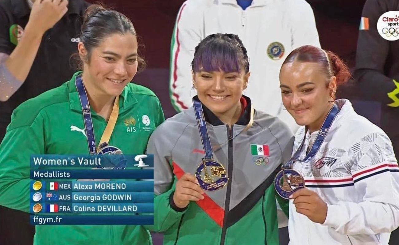 Gana Alexa Moreno medalla de oro en Copa Mundial