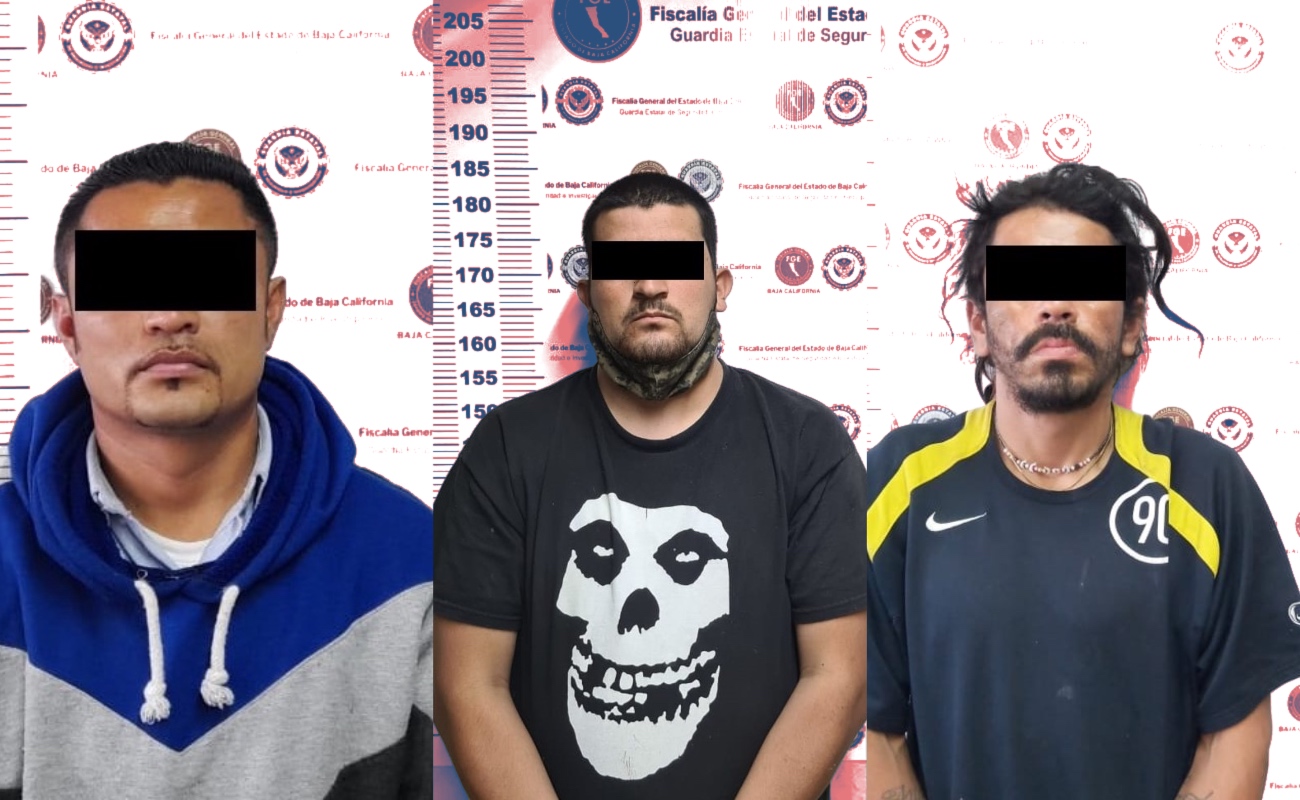 Capturan en Ensenada a tres presuntos abusadores sexuales