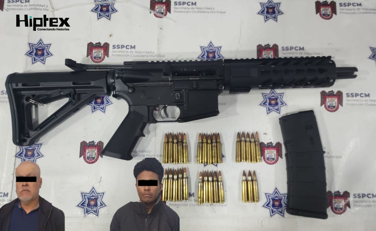Activación de “botón morado” deriva en captura de hombres con fusil