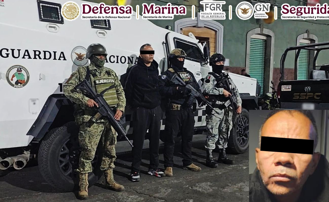 Capturan al “Lastra” líder de célula del CJNG vinculada al reclutamiento de personas