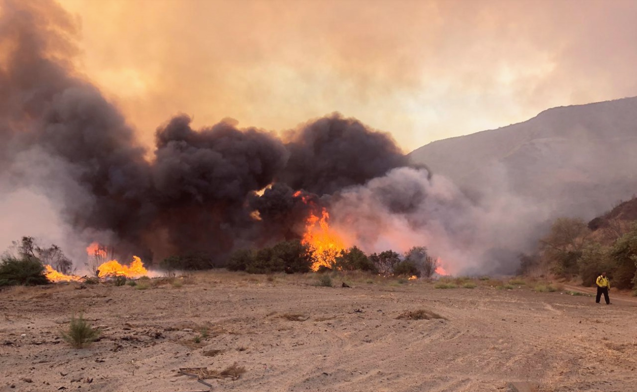 Controlan entre 95 y 100 por ciento incendios en Ensenada y Tecate