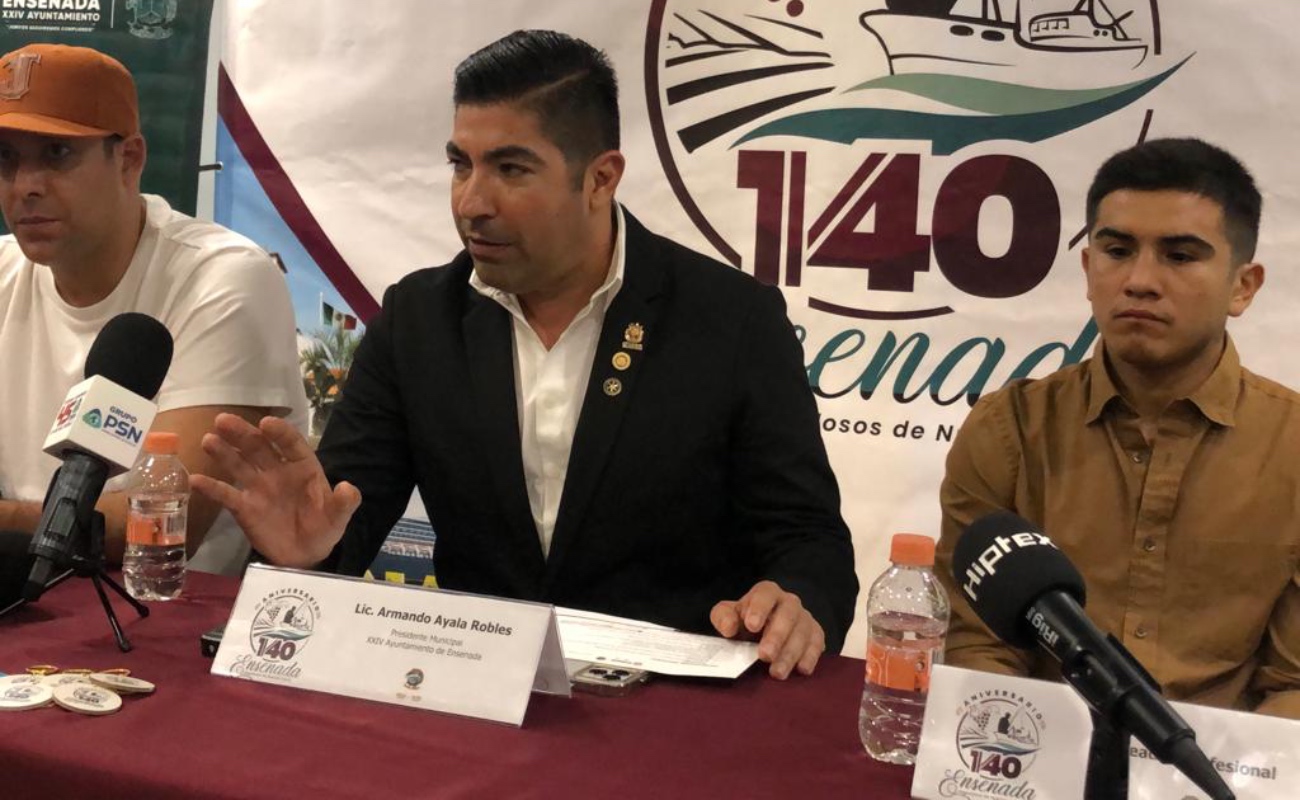 Reitera Armando Ayala invitación eventos conmemorativos del 140 aniversario de Ensenada