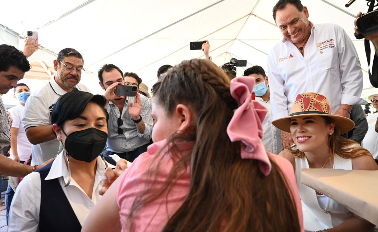 Invita Marina del Pilar a proteger a los menores contra el Covid-19 vacunándolos antes del regreso a clases