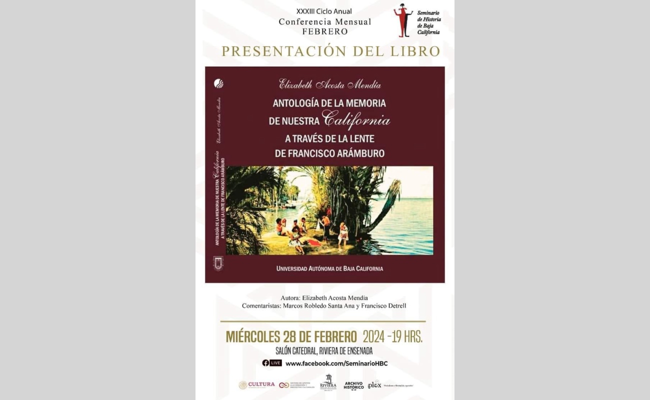 Invita Riviera a presentación del libro “Antología de la Memoria” de Elizabeth Acosta