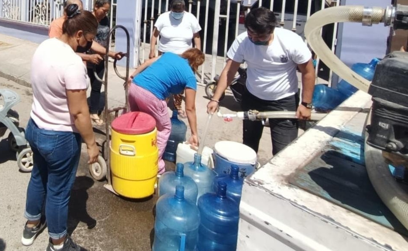Reanudan Programa Agua Bienestar en colonias de Mexicali