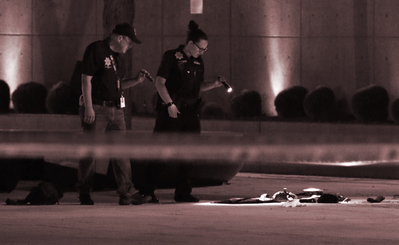 Reportan dos balaceras durante protestas en Las Vegas