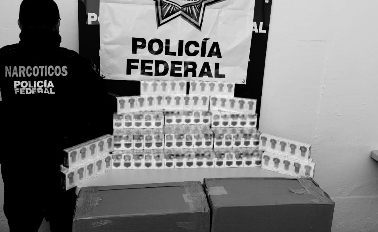 Federales incautan 40 mil cigarros de contrabando en aeropuerto de Tijuana