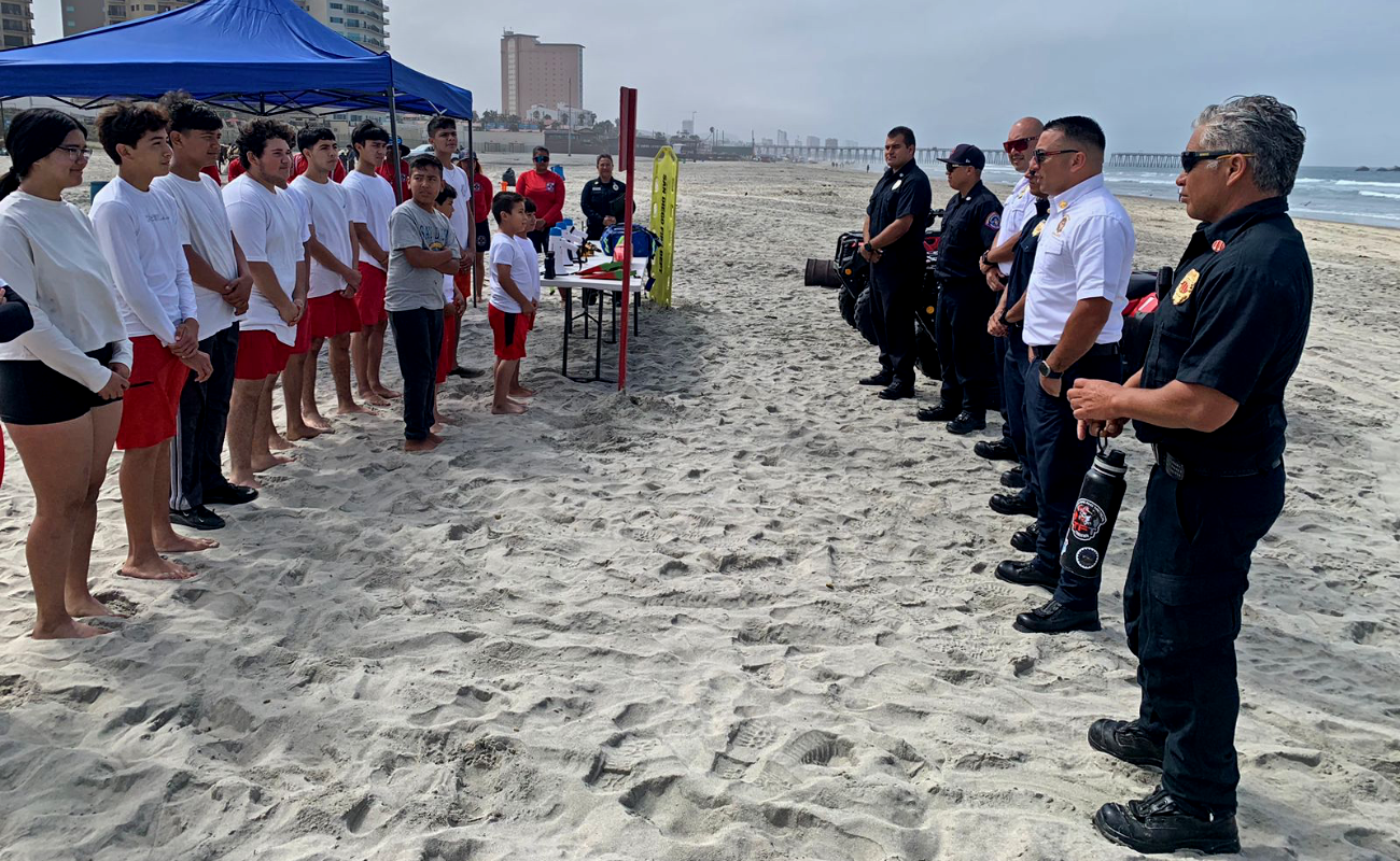 Inicia campamento de verano ‘Salvavidas Jr. 2024’ en Rosarito