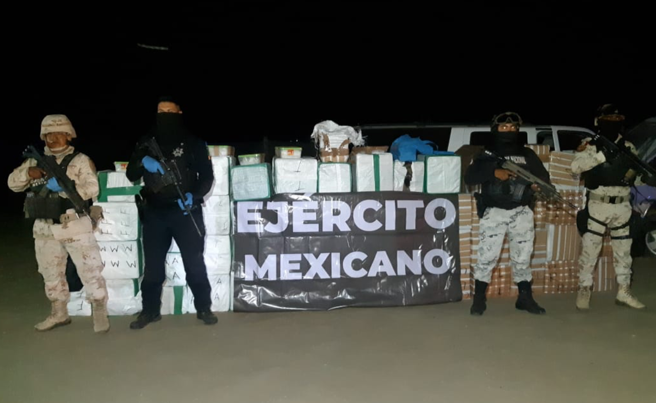 Decomisan drogas y aseguran vehículo en San Quintín; no hubo detenidos