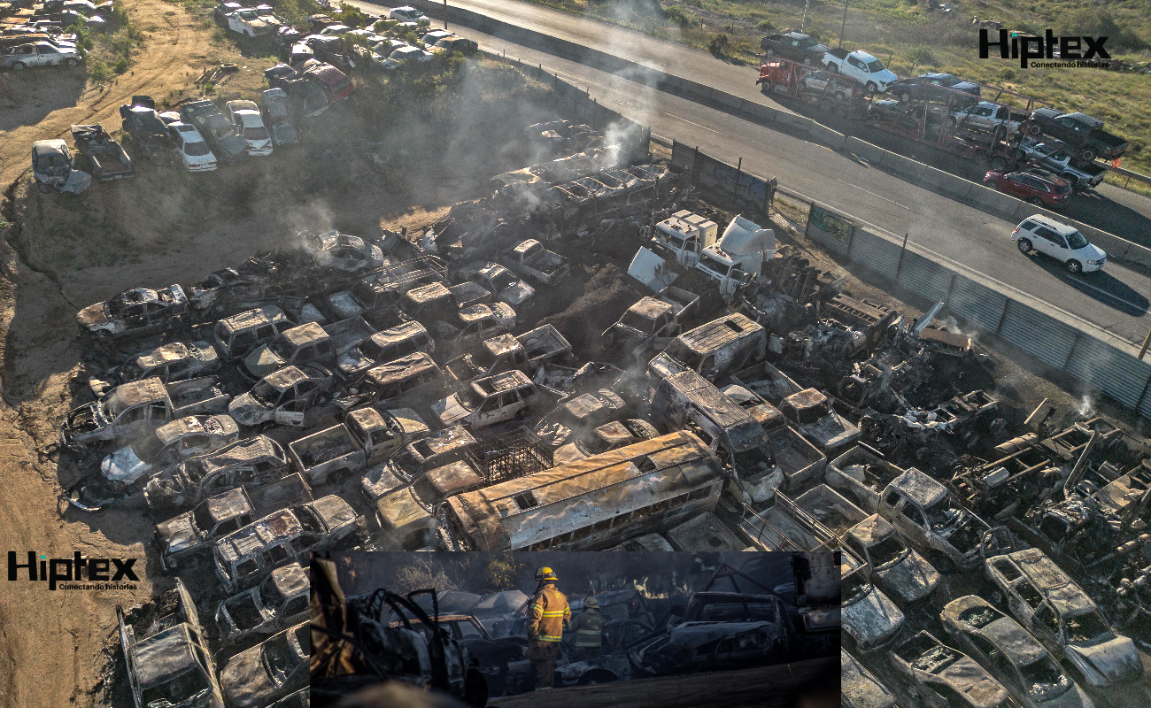 Incendian otra vez grúas Arredondo, tras asesinato de propietarios