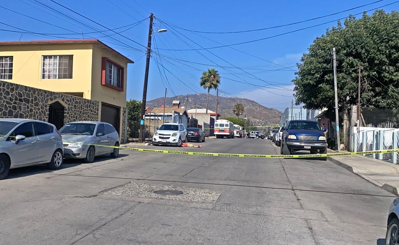 Asesinan a tiros a un hombre en la Industrial de Ensenada