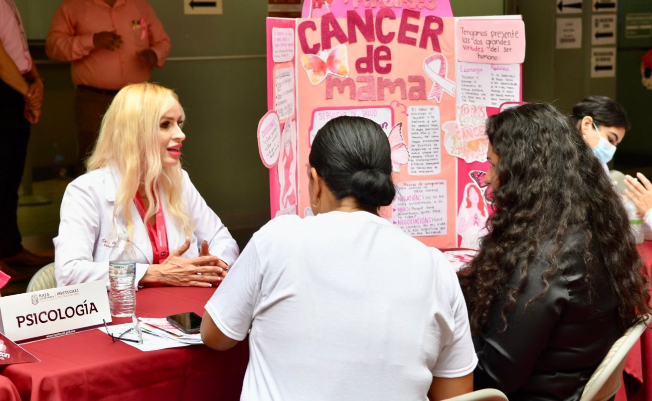 Brinda ISSSTECALI atención psicológica a pacientes con cáncer de mama