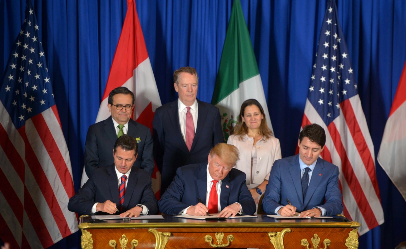 Firman Peña Nieto, Trump y Trudeau nuevo tratado T-MEC
